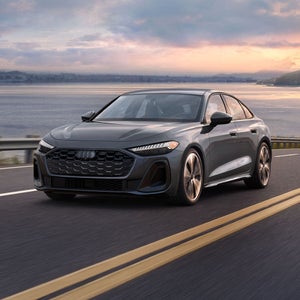 2025 Audi A5 Driving Front Left View